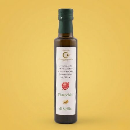 Olio d'oliva aromatizzato al Pistacchio