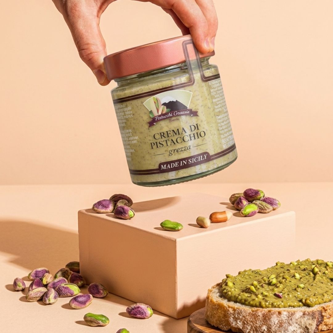 CREMA AL PISTACCHIO VERDE DI BRONTE DOP GREZZA - Image 4