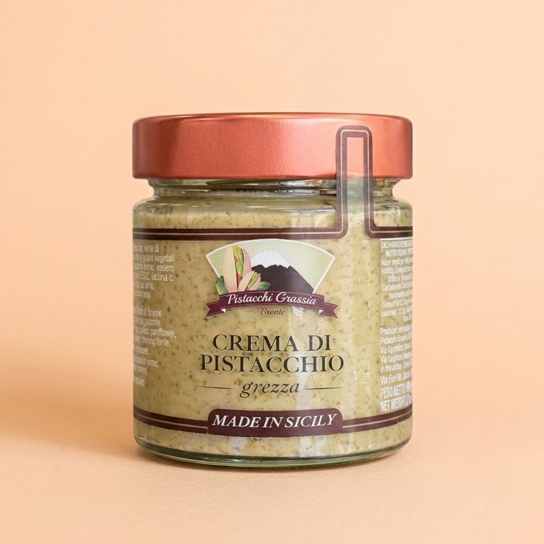 CREMA AL PISTACCHIO VERDE DI BRONTE DOP GREZZA