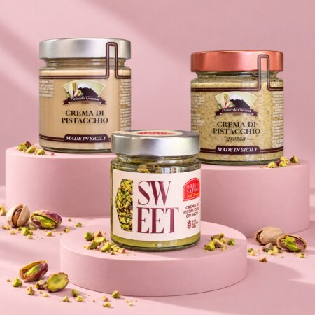 Degustazione di creme al pistacchio